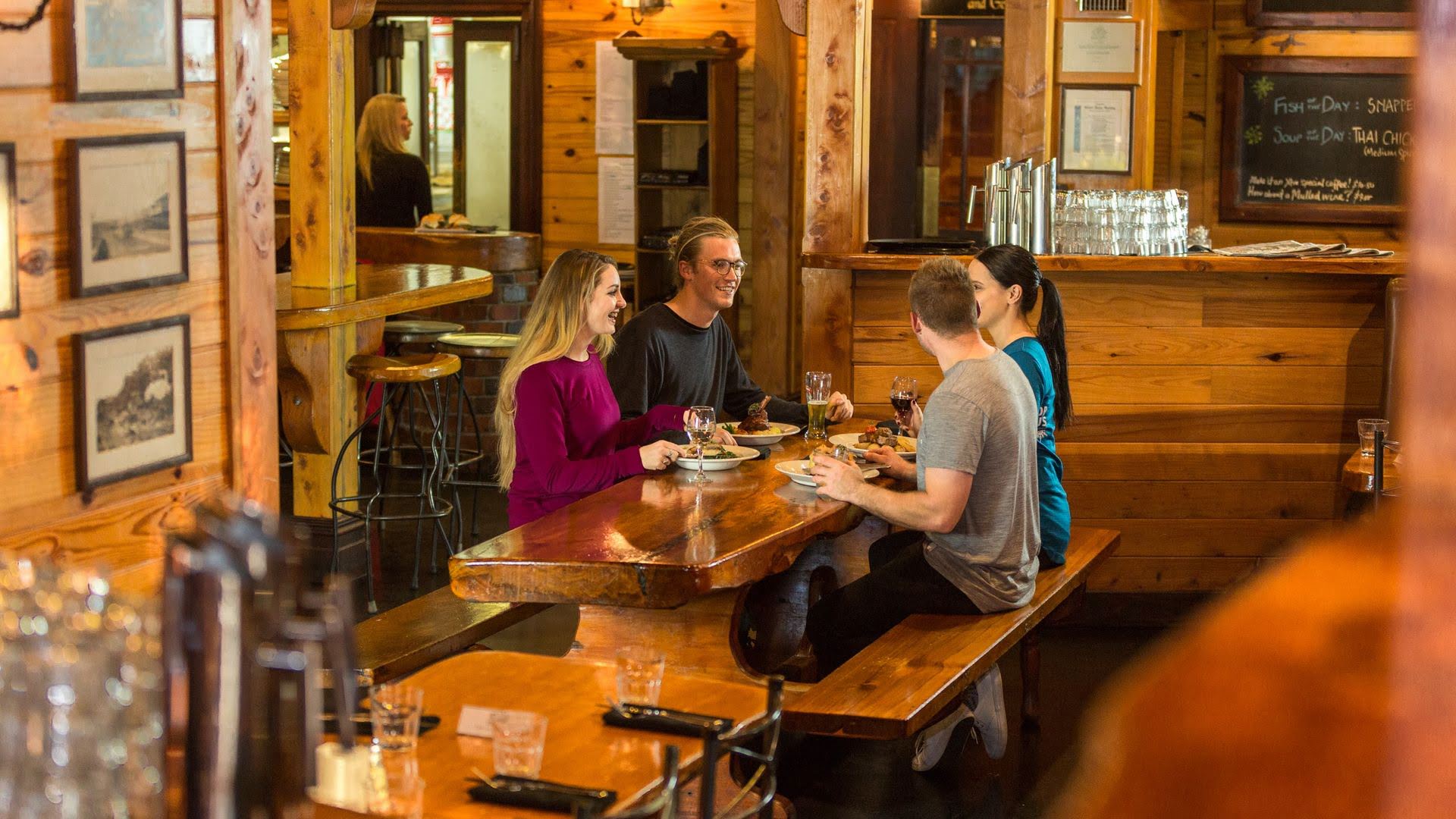 Friends Enjoying Dinner At The Powderkeg - Visit Ruapehu.jpg